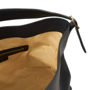 Picture of Aspinal of London Shoulder Bag London Tote- Large in Navy, Leather
