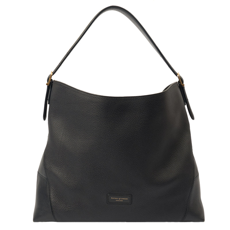 Picture of Aspinal of London Shoulder Bag London Tote- Large in Navy, Leather