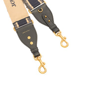 Picture of Christian Dior Shoulder Bag Saddle Bag in Blue, Dior Oblique Embroidery