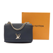Picture of Louis Vuitton Cross Body Lock Me II BB in Blue, Leather