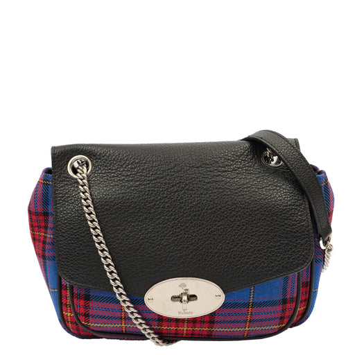 Picture of Mulberry Cross Body Darley Shoulder Bag  in Tartan, Canvas