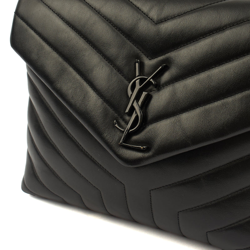 Picture of Saint Laurent Shoulder Bag Lou Lou - Medium in Black, Leather