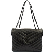 Picture of Saint Laurent Shoulder Bag Lou Lou - Medium in Black, Leather