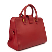 Picture of Saint Laurent Tote Downtown Cabas Satchel in Red, Calfskin Leather