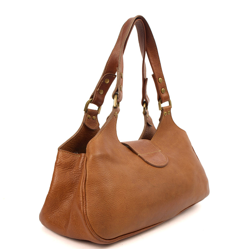 Picture of Mulberry Shoulder Bag Kensington in Oak, Leather