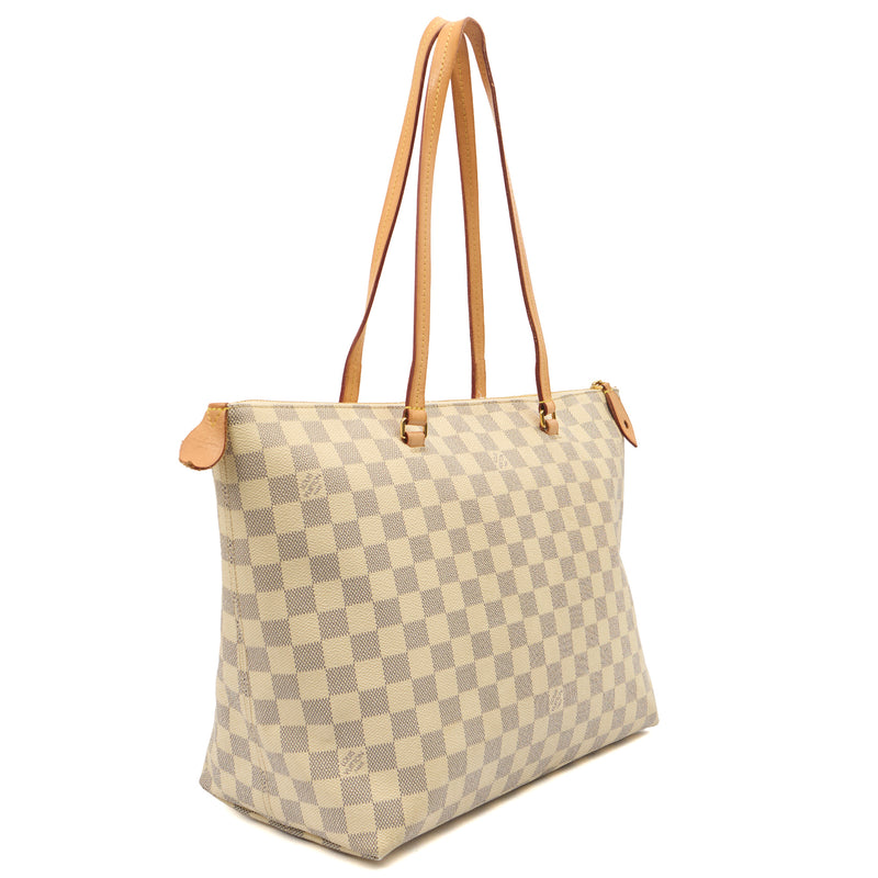 Picture of Louis Vuitton Tote Lena PM in Damier Azur, Canvas