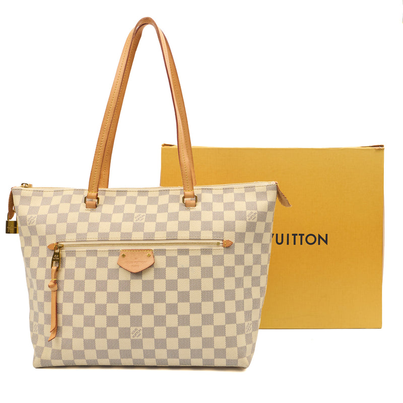 Picture of Louis Vuitton Tote Lena PM in Damier Azur, Canvas