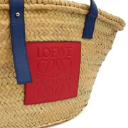 Picture of Loewe Tote Basket Bag in Yellow, Fabric