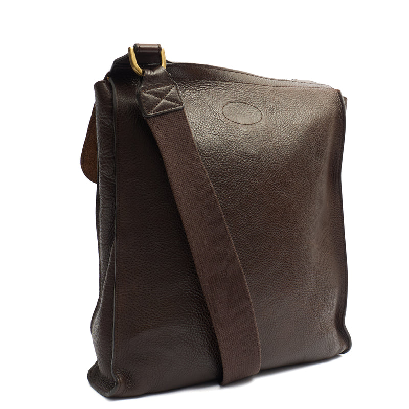 Picture of Mulberry Cross Body Antony - Large in Brown, Calfskin Leather