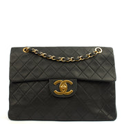 Picture of Chanel Shoulder Bag Maxi Jumbo XL in Black, Lambskin Leather
