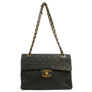 Picture of Chanel Shoulder Bag Maxi Jumbo XL in Black, Lambskin Leather