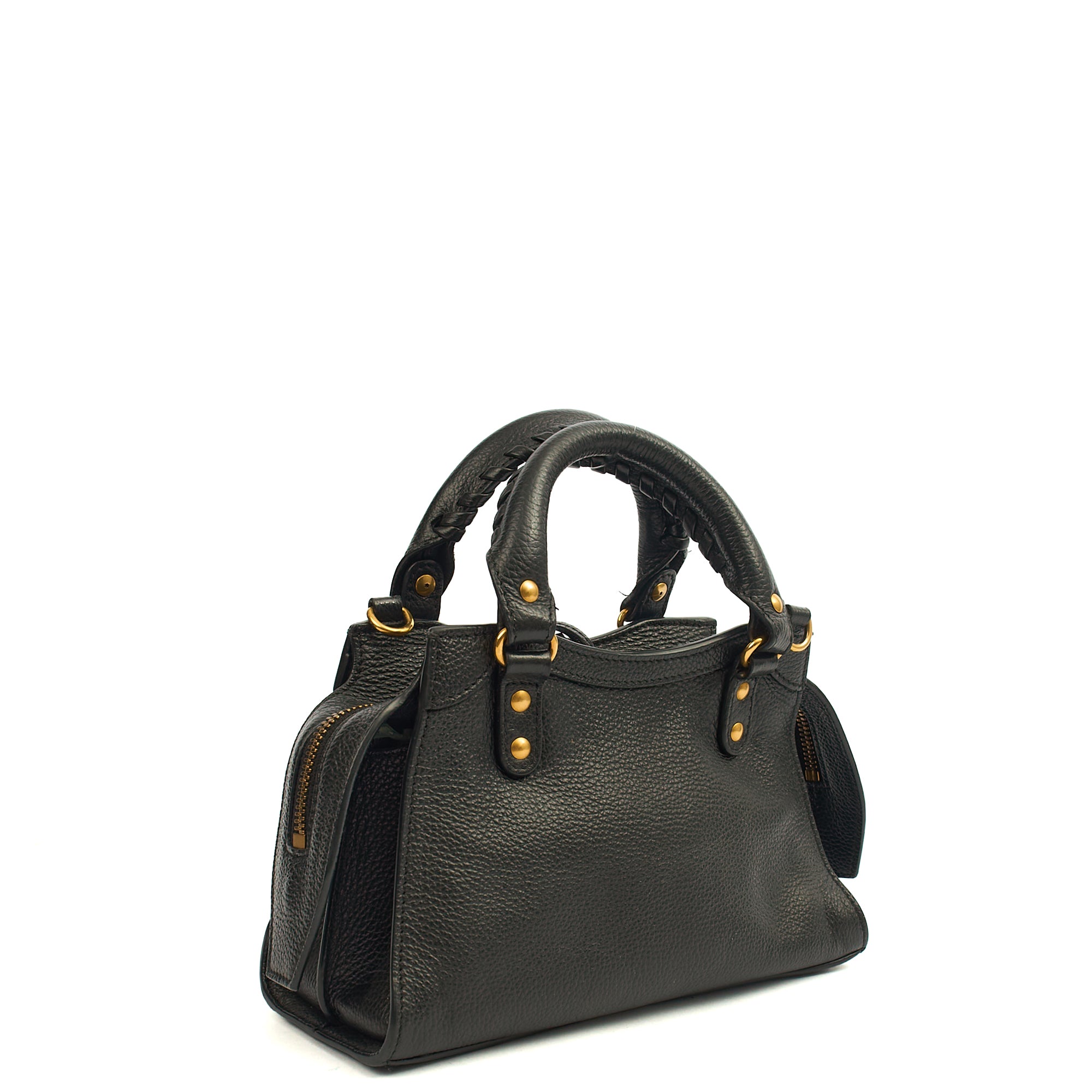 Balenciaga Mini Bag Neo Cagole XS in Black, Leather | The Handbag