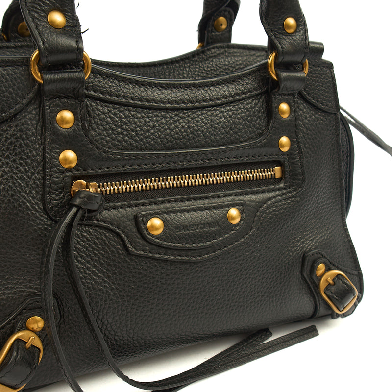 Picture of Balenciaga Mini Bag Neo Cagole XS in Black, Leather