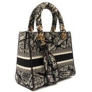 Picture of Christian Dior Top Handle Lady D-lite - Medium in Print, Canvas