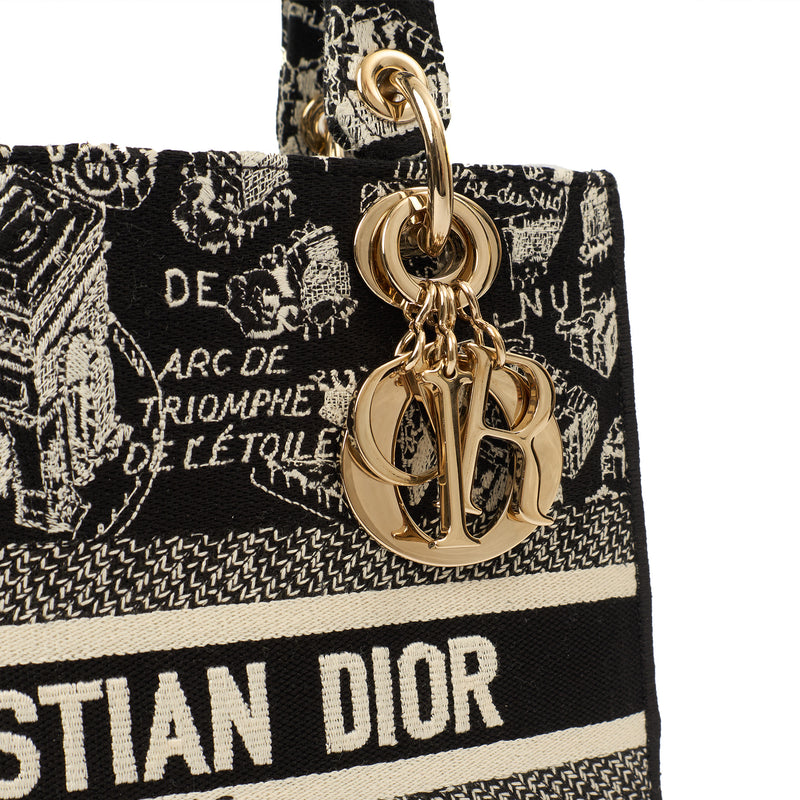 Picture of Christian Dior Top Handle Lady D-lite - Medium in Print, Canvas