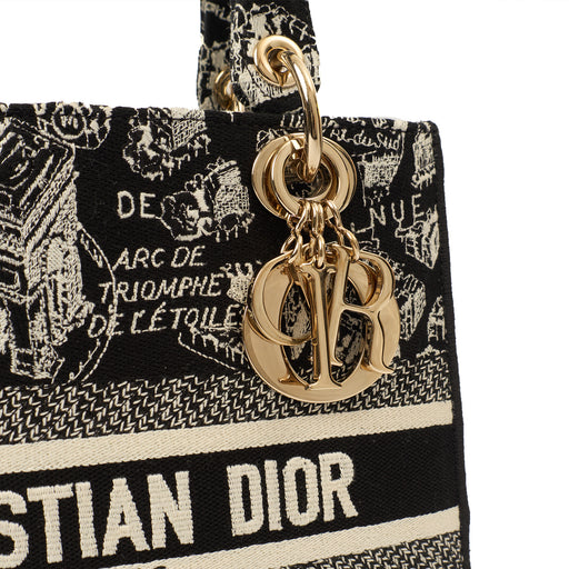 Picture of Christian Dior Top Handle Lady D-lite - Medium in Print, Canvas