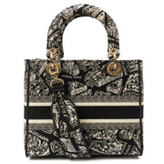 Picture of Christian Dior Top Handle Lady D-lite - Medium in Print, Canvas
