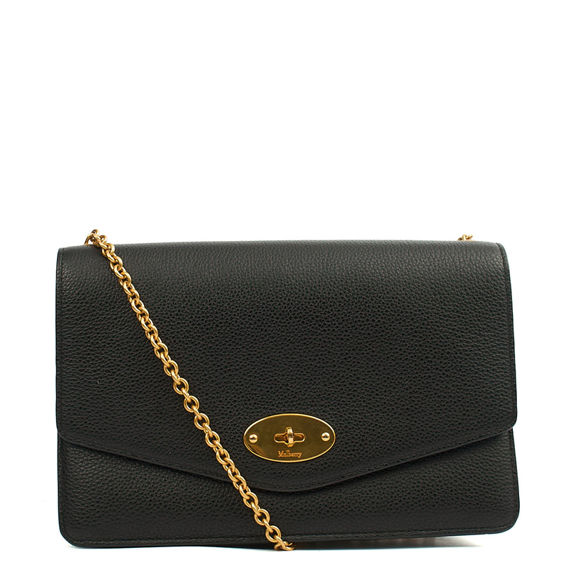 Picture of Mulberry Cross Body Darley in Black, Calfskin Leather