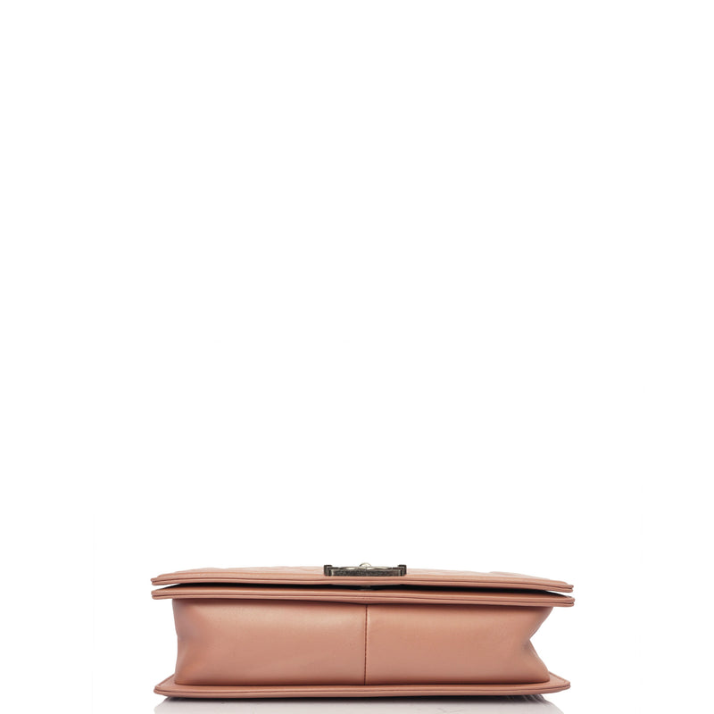 Picture of Chanel Shoulder Bag Boy - Medium in Pink, Calfskin Leather
