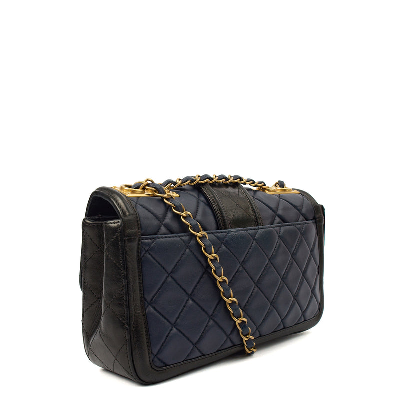 Picture of Chanel Shoulder Bag Timeless Single Flap in Navy, Lambskin Leather