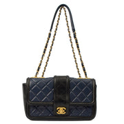 Picture of Chanel Shoulder Bag Timeless Single Flap in Navy, Lambskin Leather