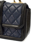 Picture of Chanel Shoulder Bag Timeless Single Flap in Navy, Lambskin Leather