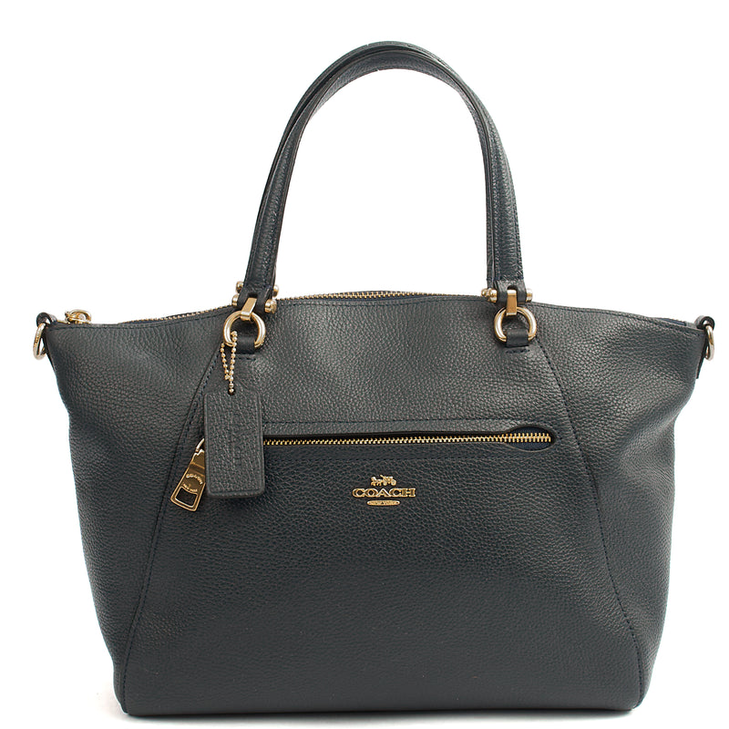 Picture of Coach Cross Body Prairie Satchel in Navy, Leather