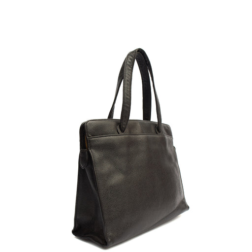 Picture of Chanel Tote Vintage Tote in Black, Caviar Leather