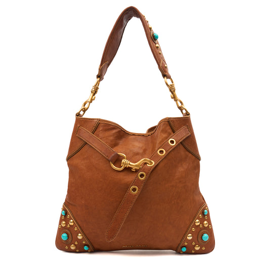 Picture of Miu Miu Tote Shoulder Bag in Brown, invalid