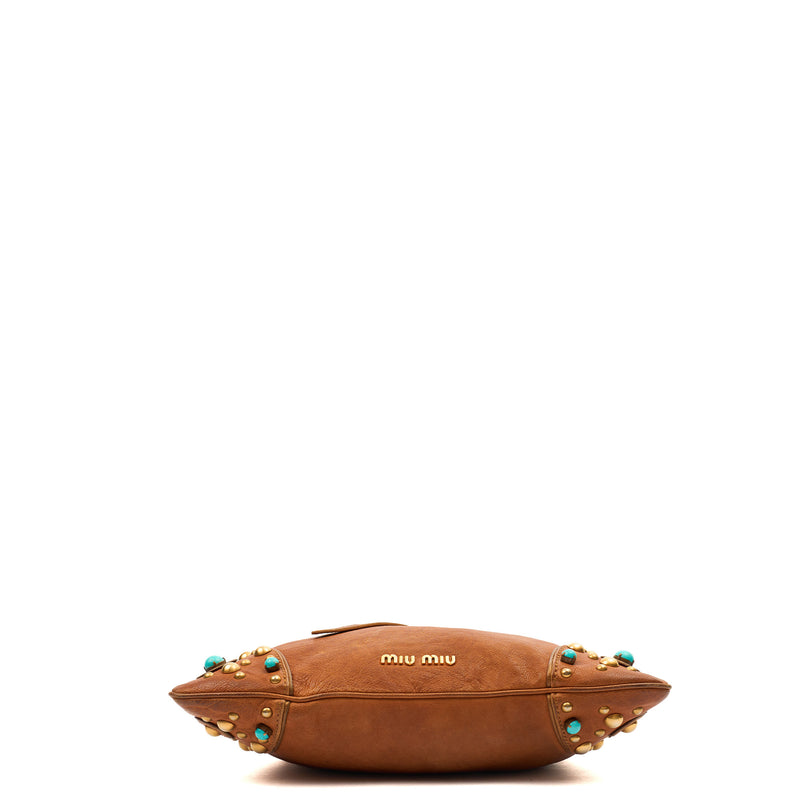 Picture of Miu Miu Tote Shoulder Bag in Brown, invalid