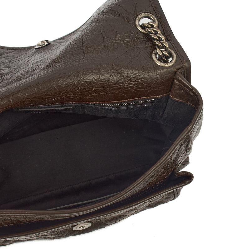 Picture of Saint Laurent Shoulder Bag Niki - Medium in Brown, Calfskin Leather
