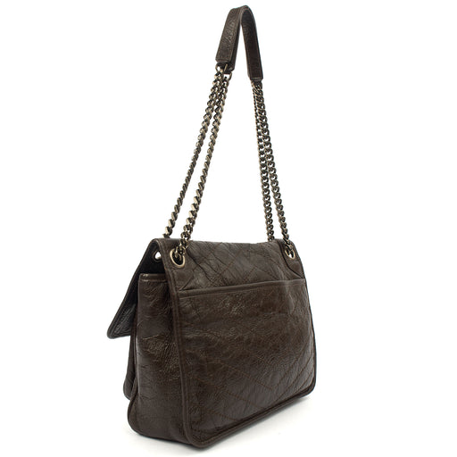 Picture of Saint Laurent Shoulder Bag Niki - Medium in Brown, Calfskin Leather