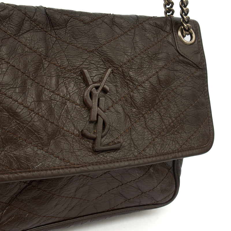 Picture of Saint Laurent Shoulder Bag Niki - Medium in Brown, Calfskin Leather