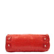 Picture of Mulberry Tote Bayswater Heritage in Red, Exotic Effect Leather
