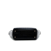 Picture of Aspinal of London Tote Marylebone Shoulder Bag - Small in Black, Leather