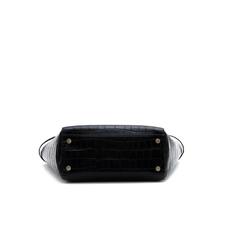 Picture of Aspinal of London Tote Marylebone Shoulder Bag - Small in Black, Leather