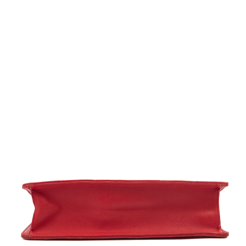 Picture of Chanel Shoulder Bag Golden Class Wallet On Chain in Red, Lambskin Leather