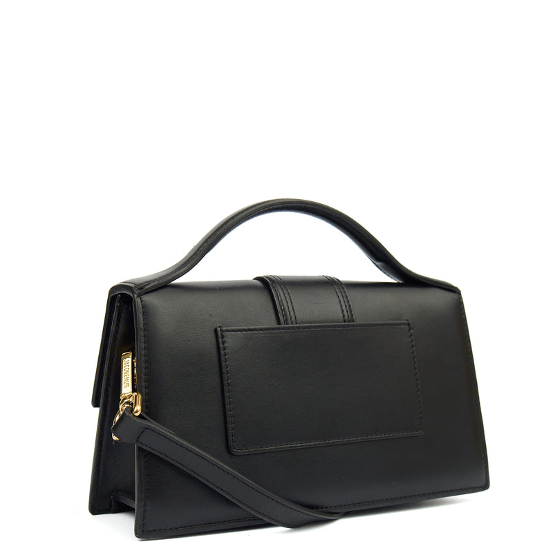 Picture of Jacquemus Cross Body Le Bambino Long in Black, Leather