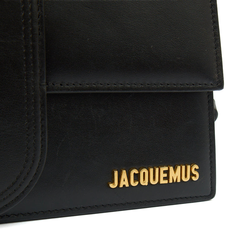 Picture of Jacquemus Cross Body Le Bambino Long in Black, Leather
