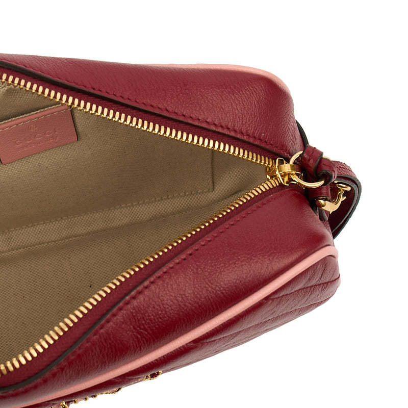 Picture of Gucci Cross Body Marmont Shoulder Bag - Small in Red, Leather