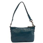 Picture of Mulberry Shoulder Bag Daria Pouch in Blue, Leather
