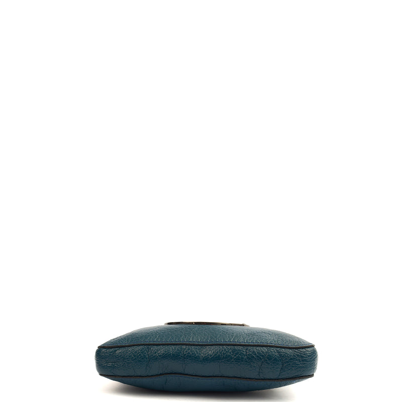 Picture of Mulberry Shoulder Bag Daria Pouch in Blue, Leather