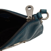 Picture of Mulberry Shoulder Bag Daria Pouch in Blue, Leather