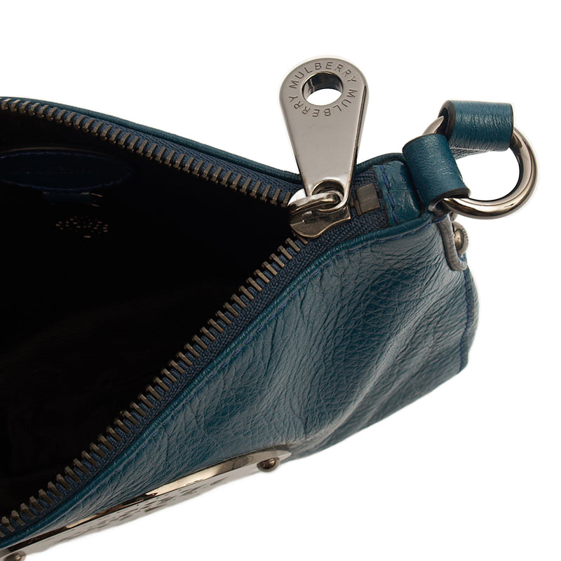 Picture of Mulberry Shoulder Bag Daria Pouch in Blue, Leather