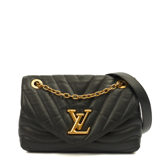 Picture of Louis Vuitton Shoulder Bag New Wave PM Chain Bag  in Black, Leather