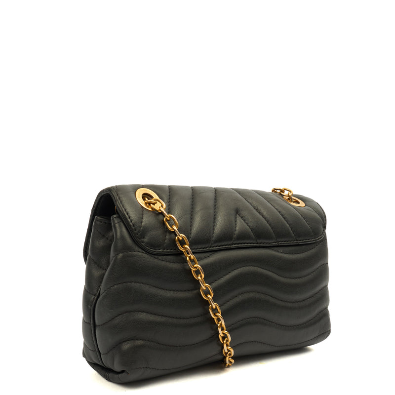 Picture of Louis Vuitton Shoulder Bag New Wave PM Chain Bag  in Black, Leather