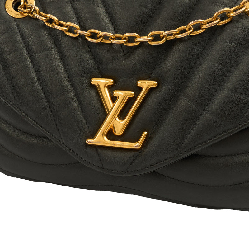 Picture of Louis Vuitton Shoulder Bag New Wave PM Chain Bag  in Black, Leather