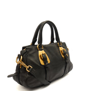 Picture of Prada Cross Body Shoulder Bag in Black, Leather