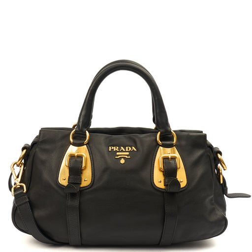 Picture of Prada Cross Body Shoulder Bag in Black, Leather