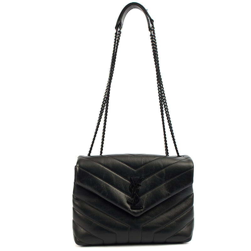 Picture of Saint Laurent Cross Body Lou Lou - Small in Black, Leather